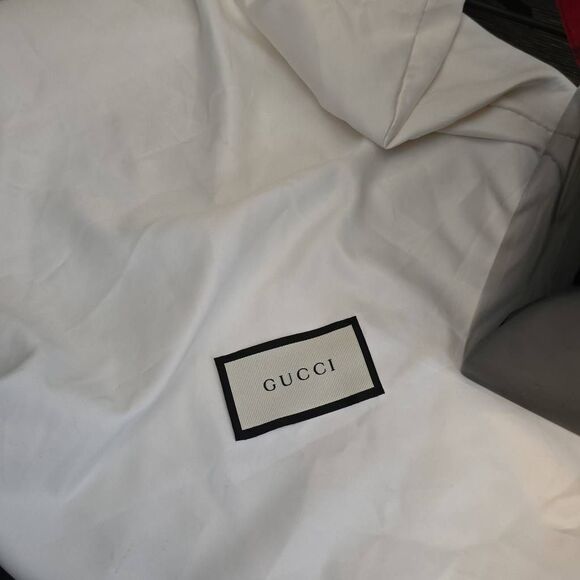 Gucci Tartan Red Wool/Embroidered Stylized Rain/Bucket Hat, NWT, Medium - Picture 2 of 11